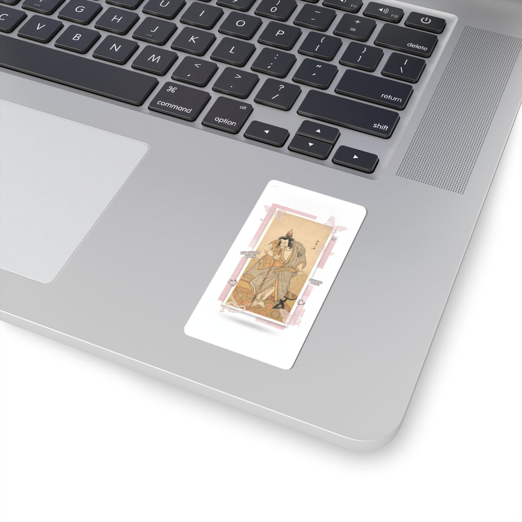 Ecommerce Main — The Actor Nakamura Nakazo As A Rokuju-Rokubu (Pilgrim To Buddhist Temple) — Kiss-Cut Sticker
