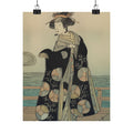 Affirmation — Yoshizawa Iroha As A Woman Standing On The Engawa Of A House By A River — Matte Poster