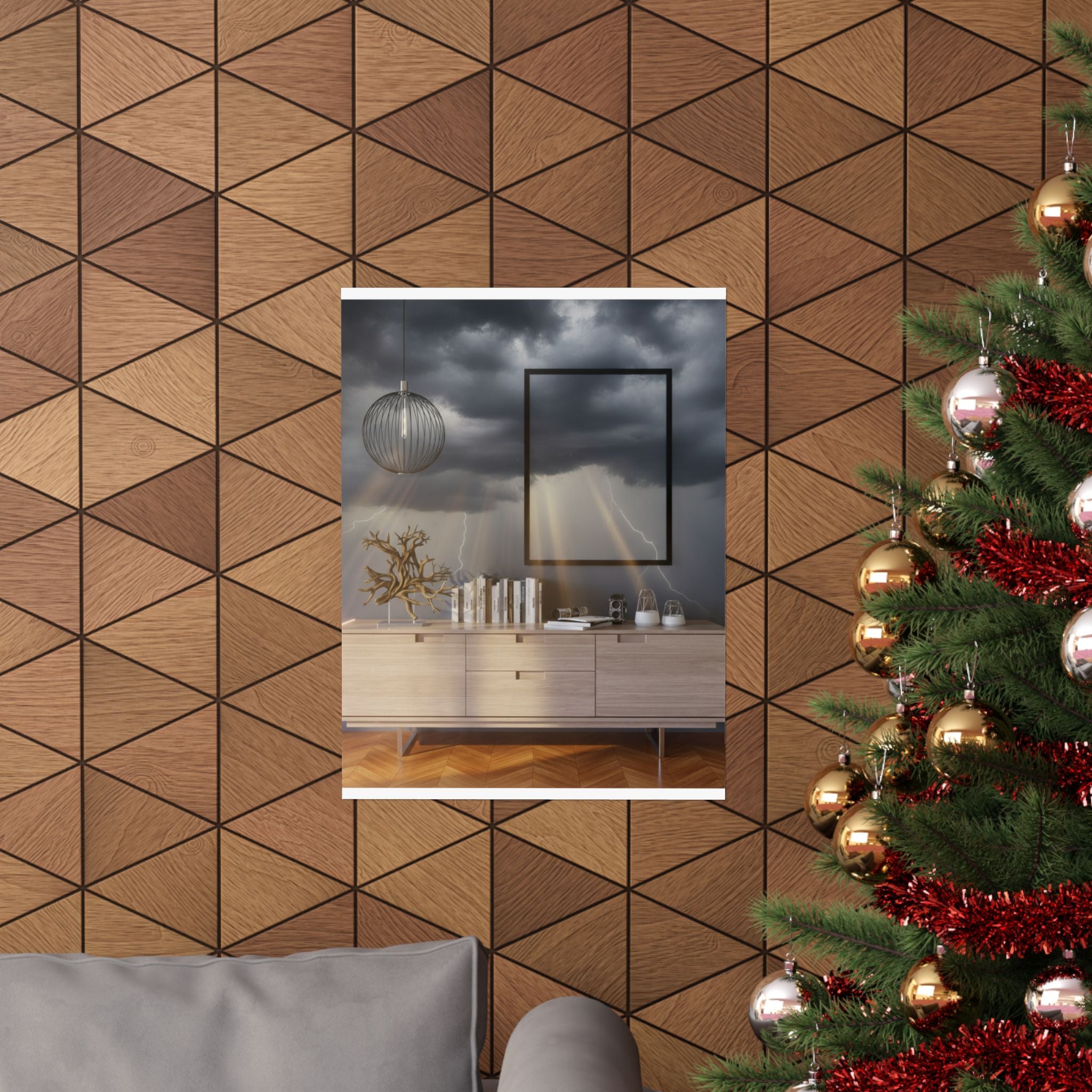 Dramatic Storm — Interior — Matte Poster