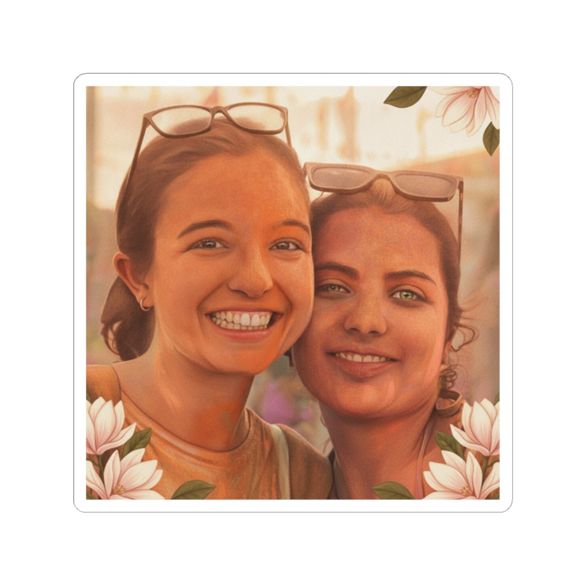Southern Sunset — People — Kiss-Cut Sticker