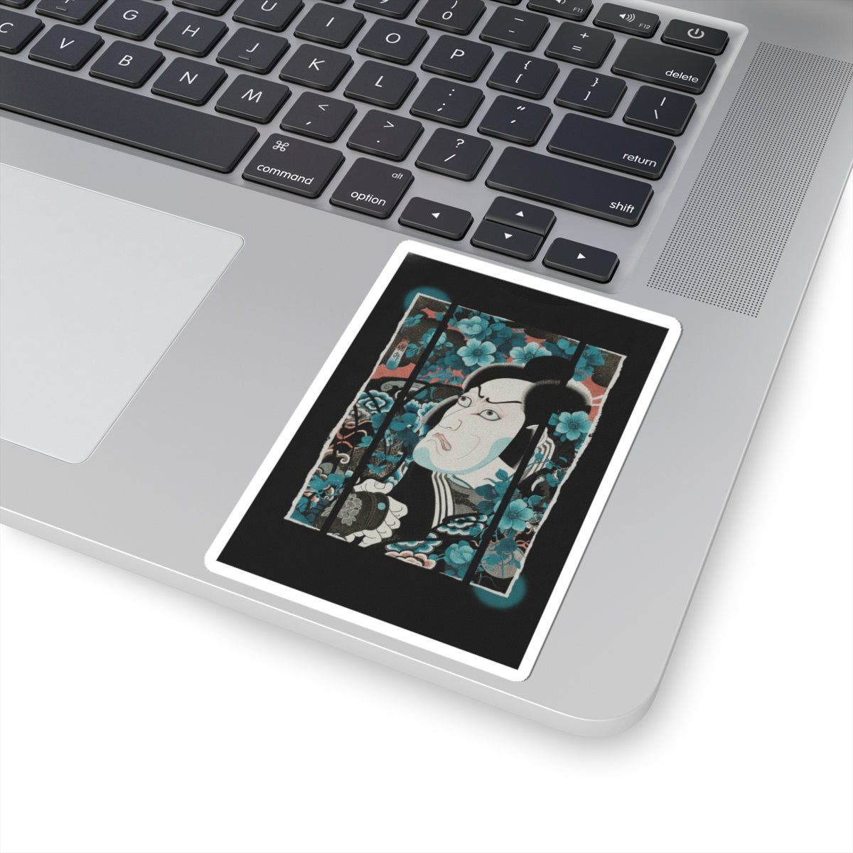 Streetwear Collage — Kabuki Actor Ichikawa Ebizō V As Kumagai Jirō Naozane — Kiss-Cut Sticker