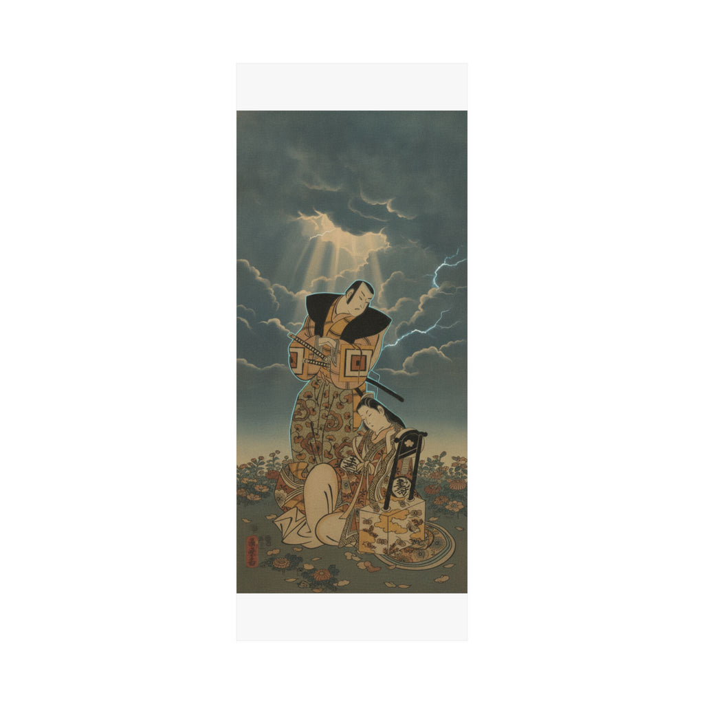 Dramatic Storm — The Actor, Ichikawa Danjuro I, 1660–1704 As A Woman In Unidentified Role — Matte Poster
