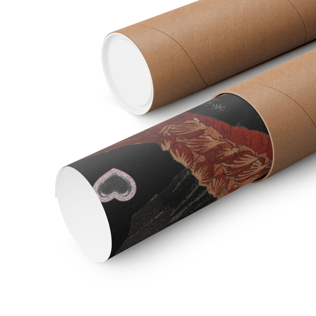 Dramatic Storm — Lobster On A Piece Of Charcoal — Matte Poster