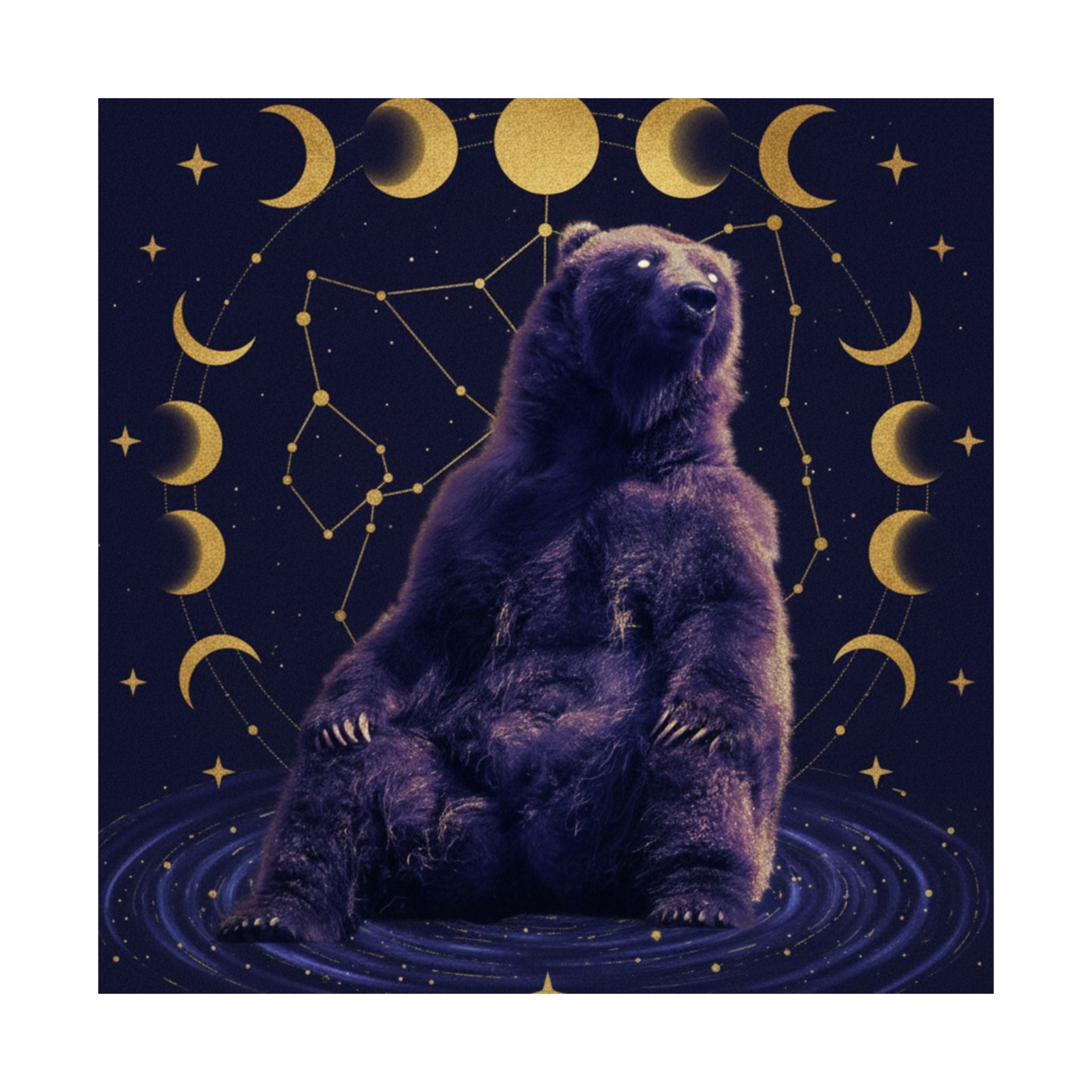 Celestial — Bear — Matte Poster
