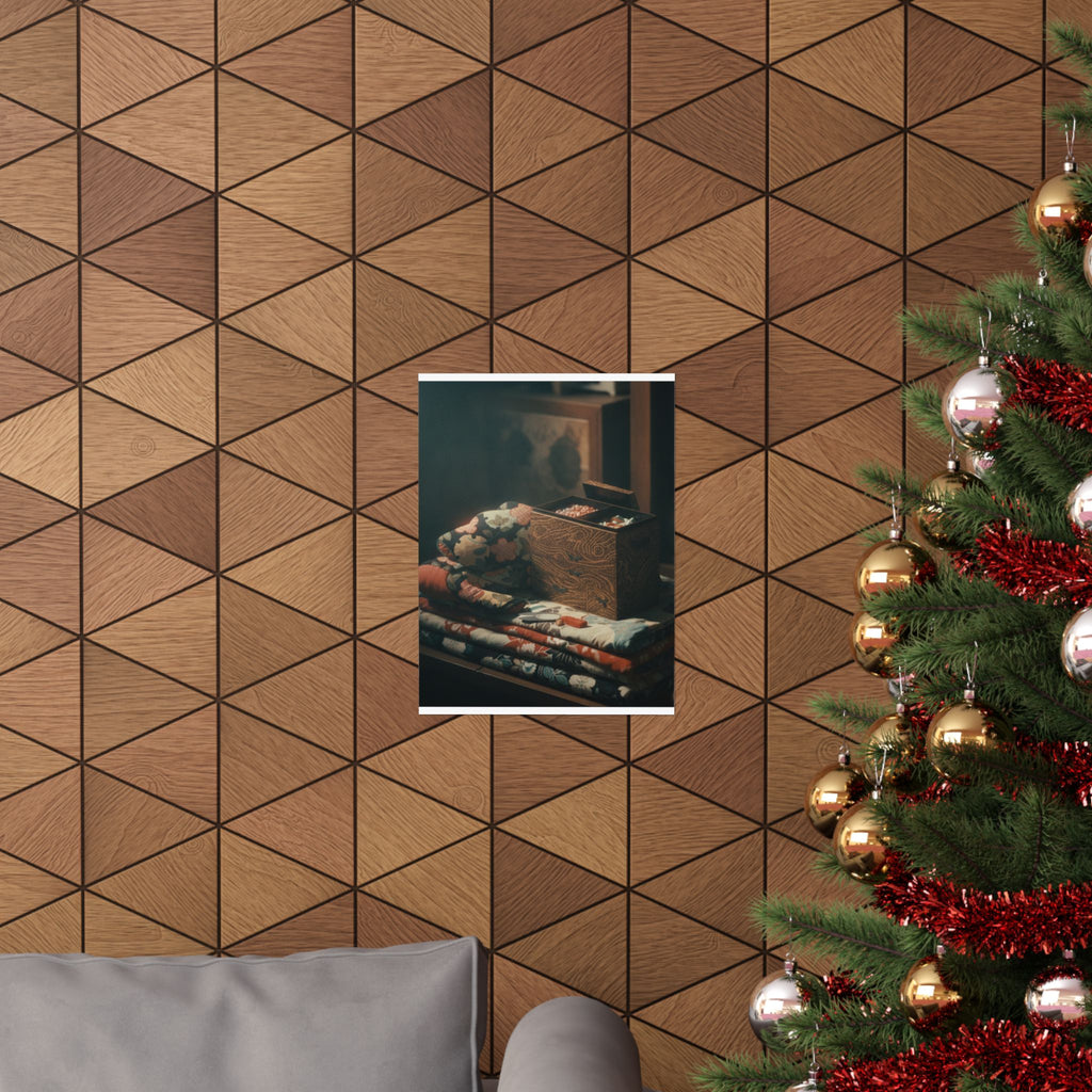 Cinematic — Lady'S Work-Box And Bed Clothing — Matte Poster