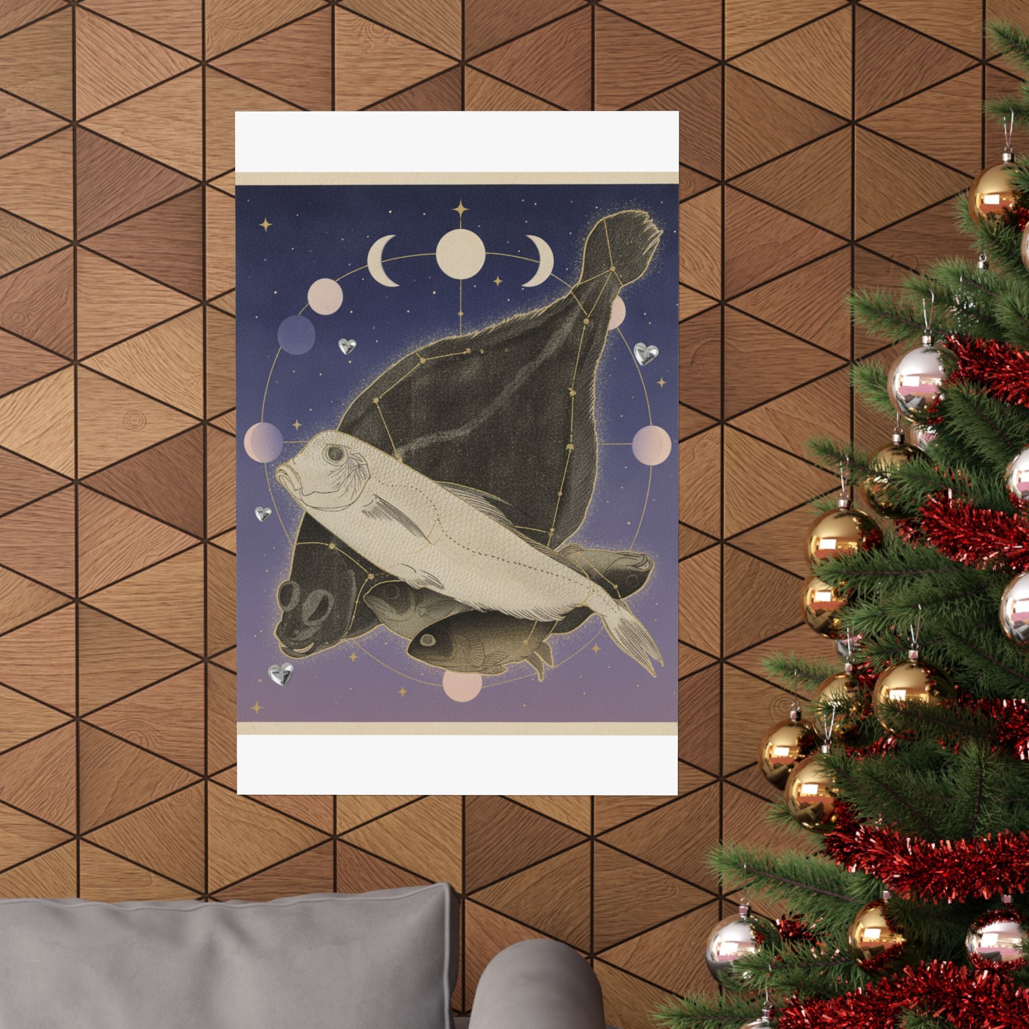 Celestial — Flounder And Other Fishes — Matte Poster