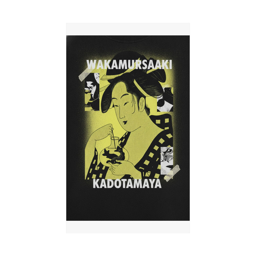 Streetwear Collage — Wakamurasaki Of The Kadotamaya — Matte Poster
