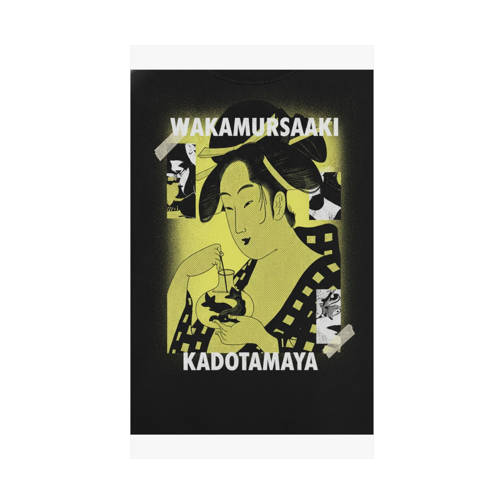 Streetwear Collage — Wakamurasaki Of The Kadotamaya — Matte Poster