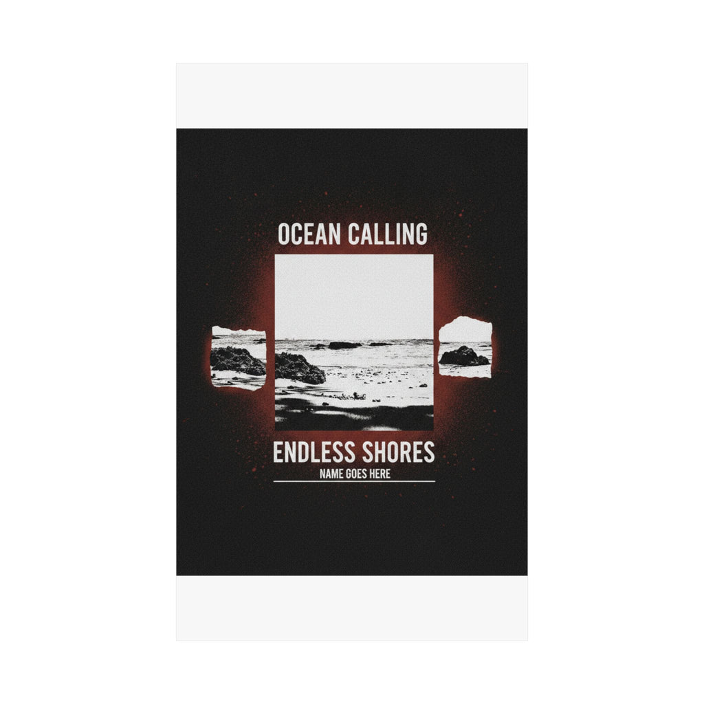 Streetwear Collage — Beach — Matte Poster