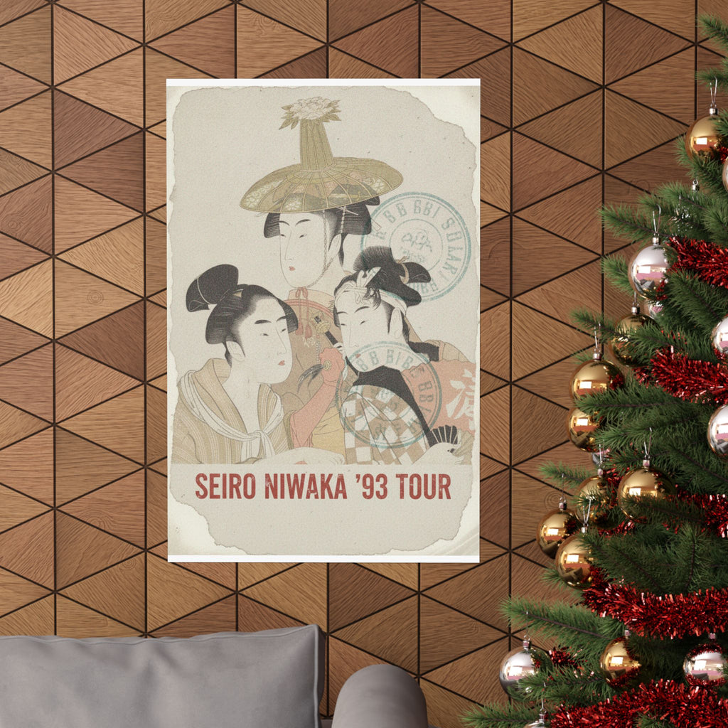 Vintage Bootleg — Seiro Niwaka Onna Geisha No Bu Tojin Shishi Sumo — Matte Poster