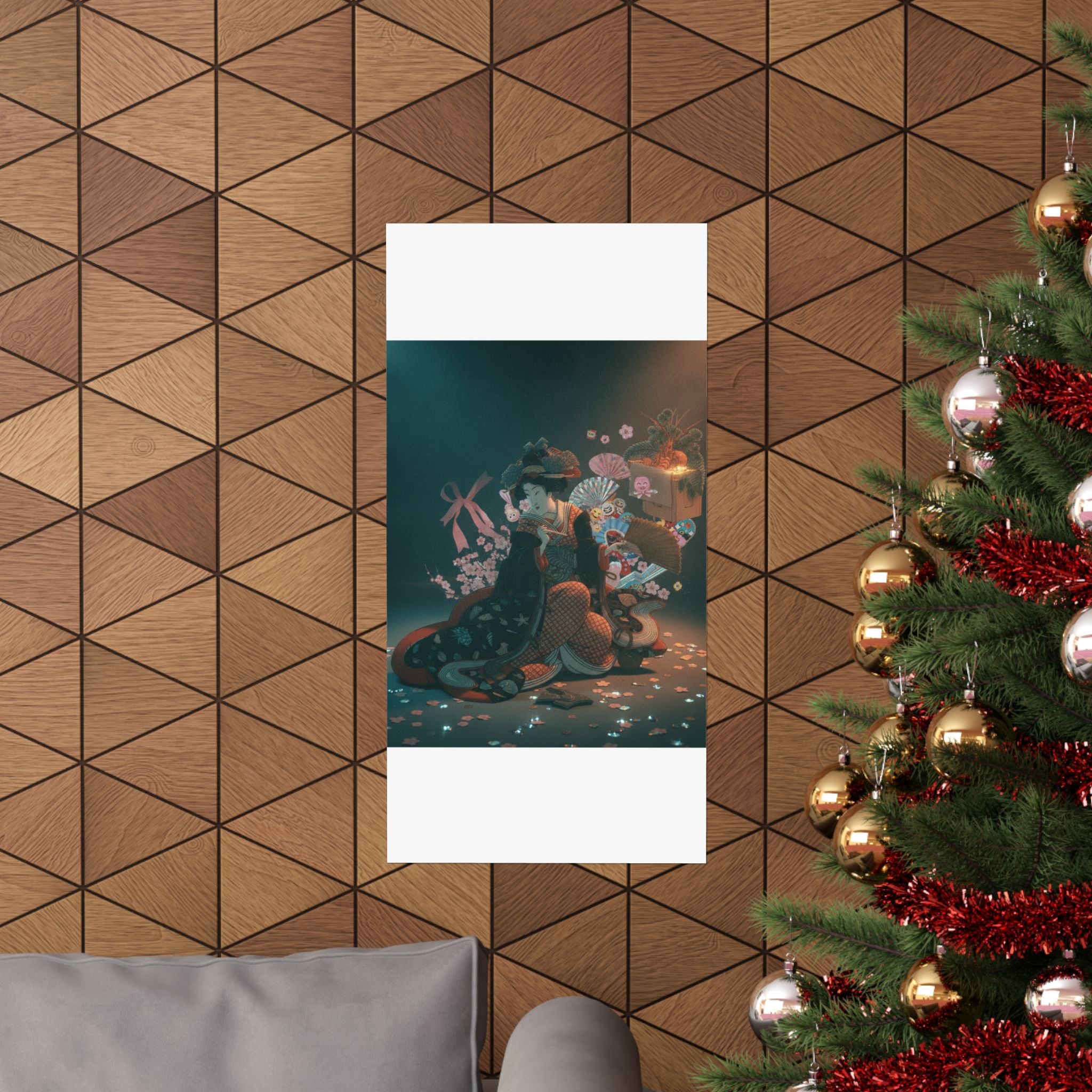 Cinematic — Courtesan And New Year Decoration — Matte Poster