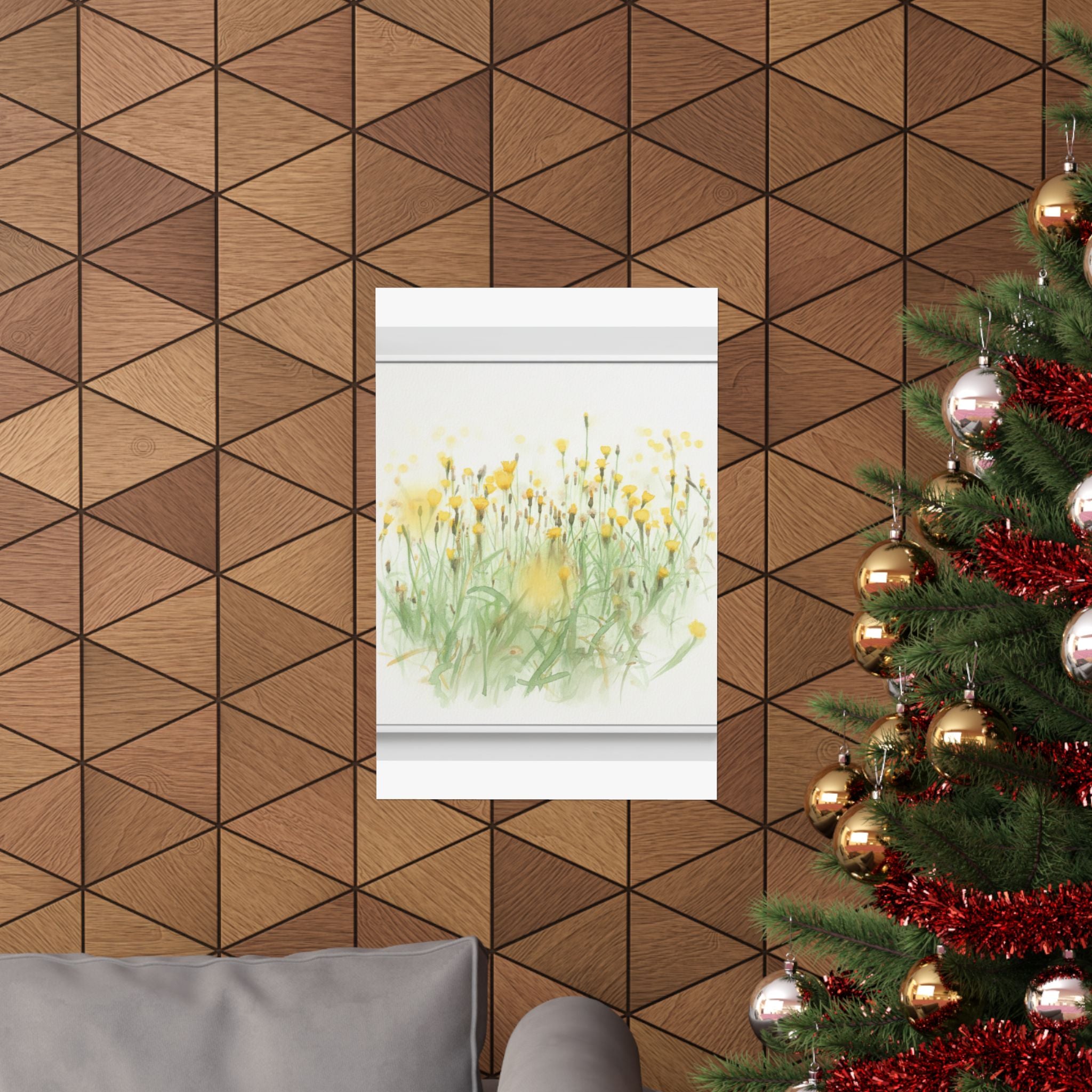 Watercolor — Flower — Matte Poster