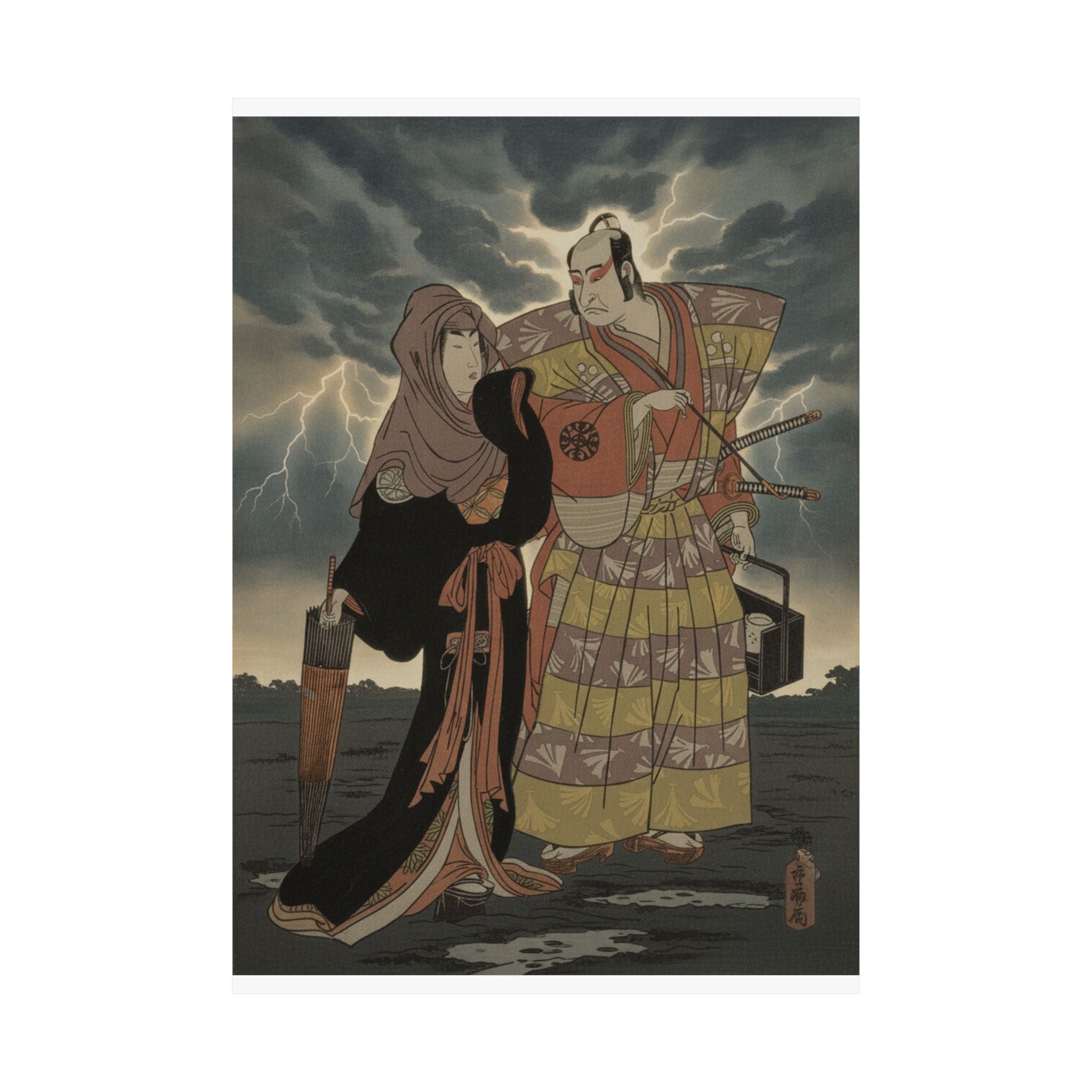 Dramatic Storm — Scene From A Drama — Matte Poster
