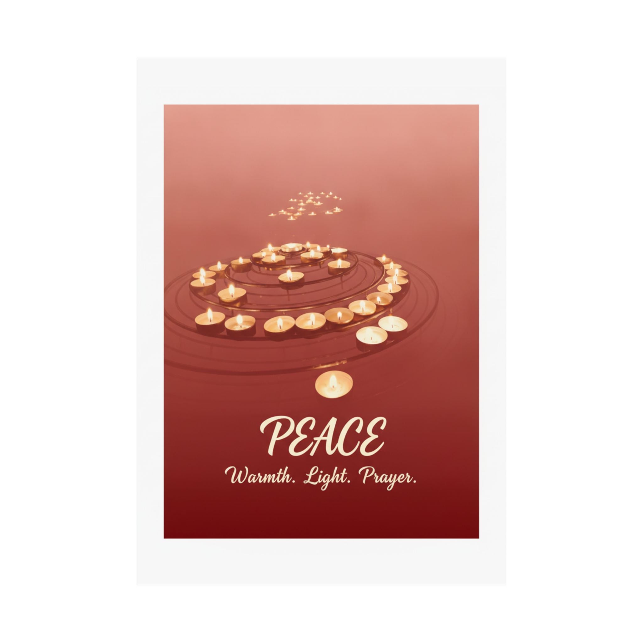 Affirmation — Candle — Matte Poster