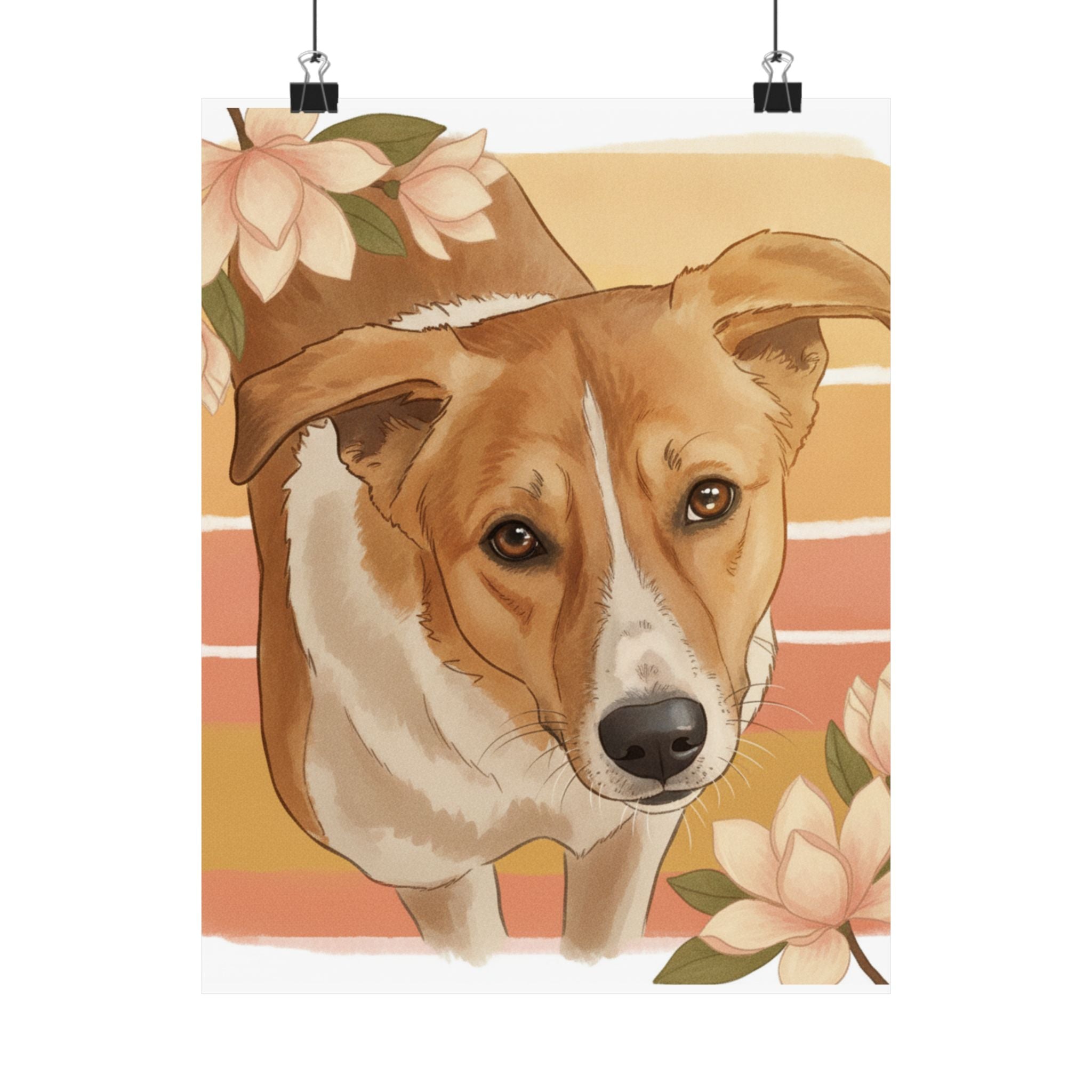 Southern Sunset — Dog — Matte Poster