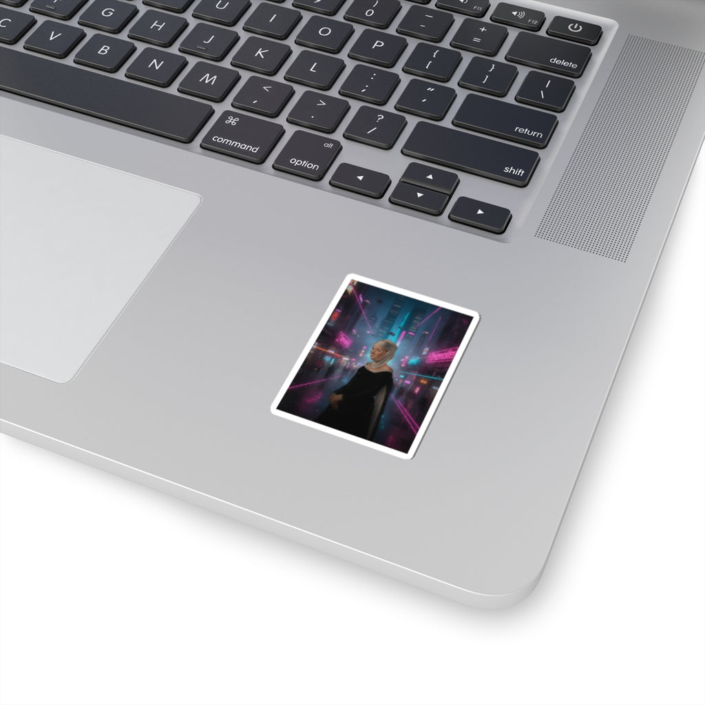 Neon Noir — Person — Kiss-Cut Sticker