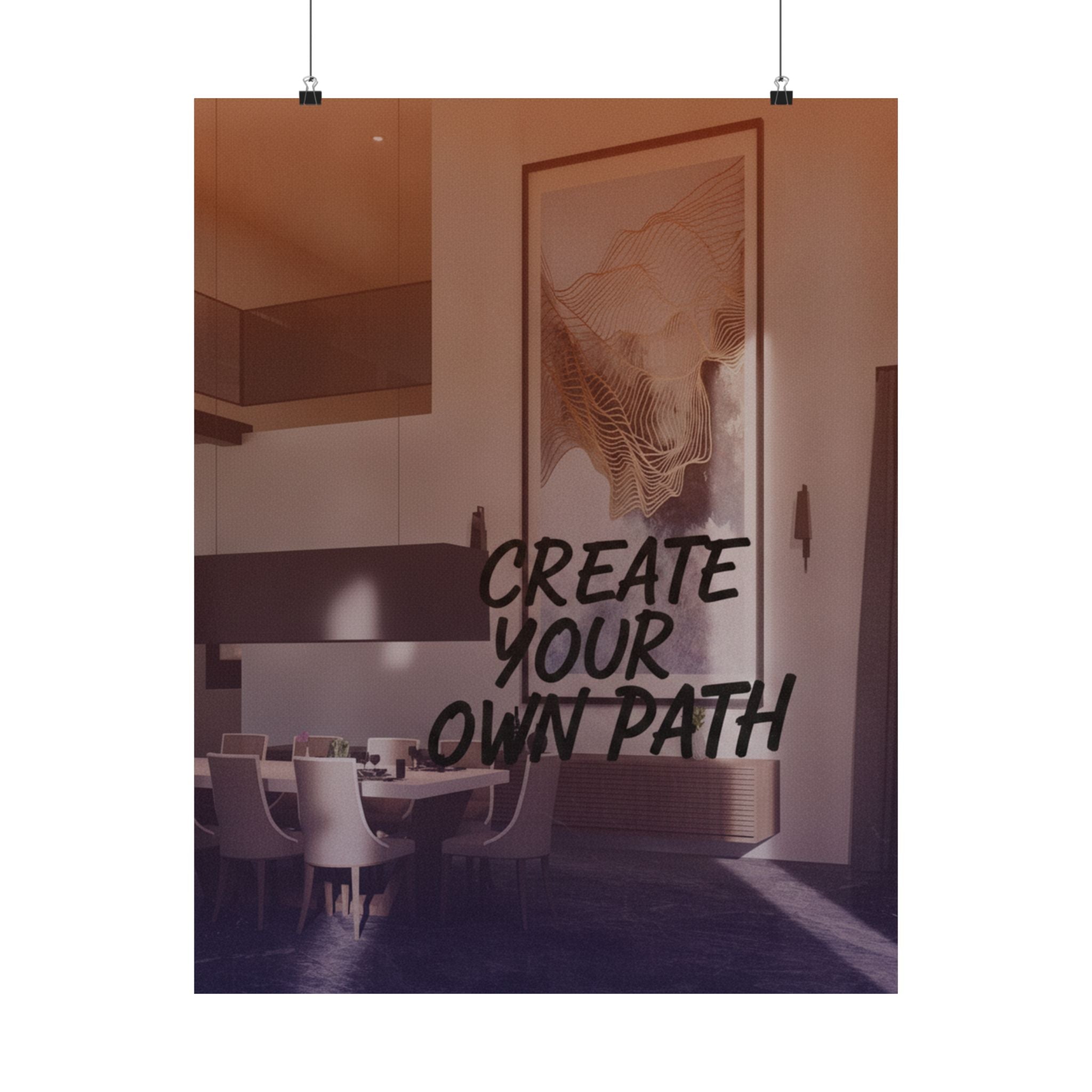 Affirmation — Abstract — Matte Poster