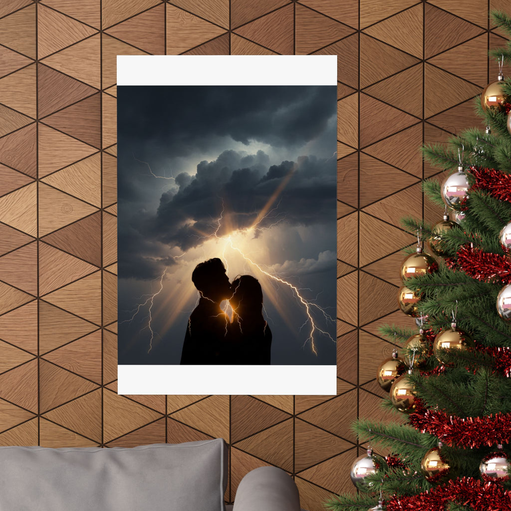 Dramatic Storm — Person — Matte Poster