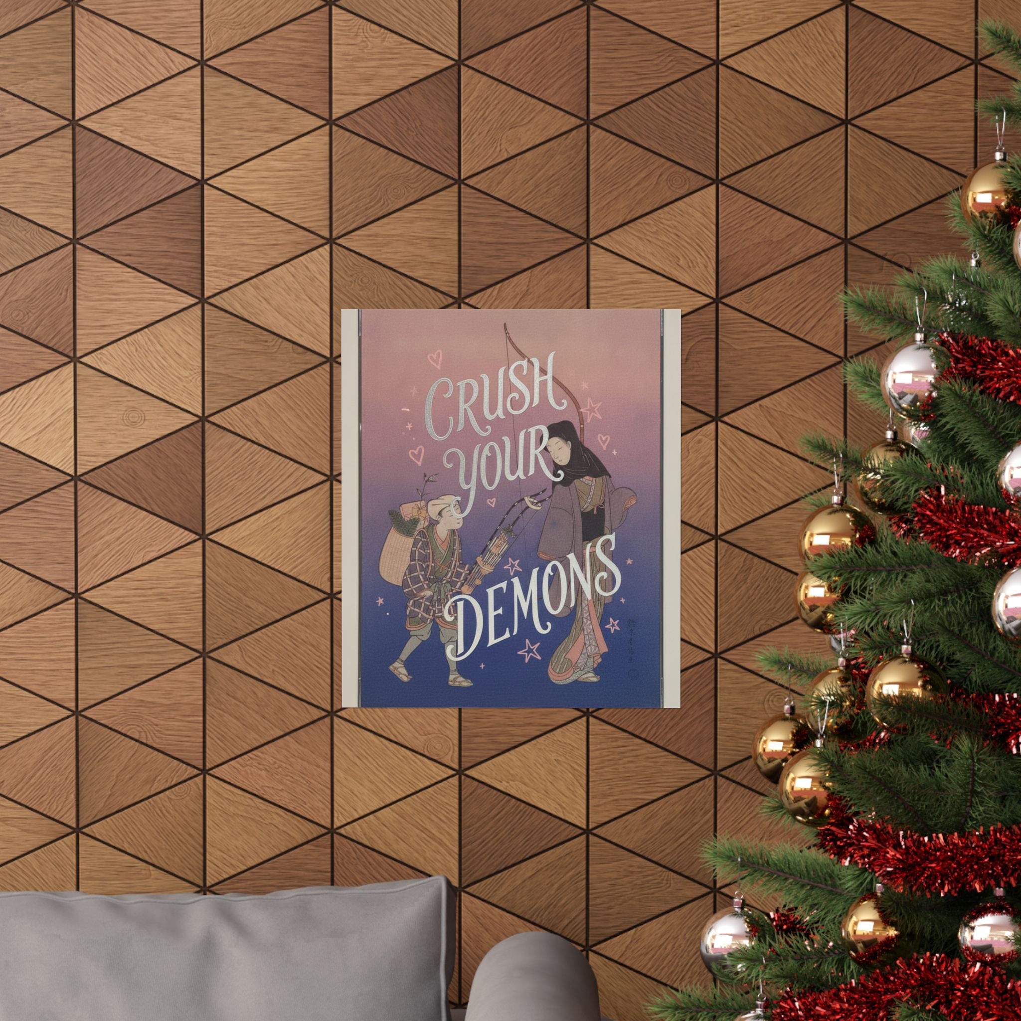 Affirmation — Demon-Crushing Bow — Matte Poster