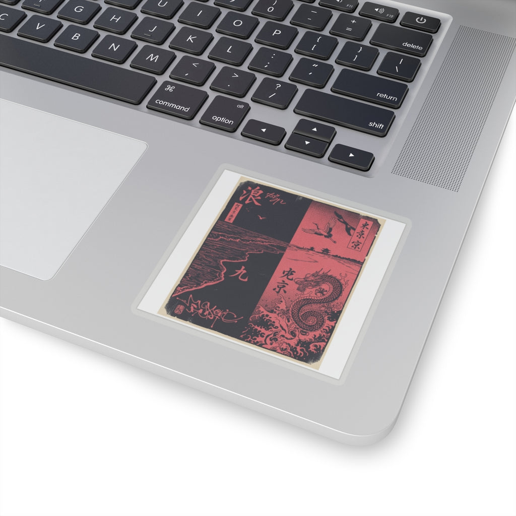 Japanese Street kiss-cut sticker — product view 13