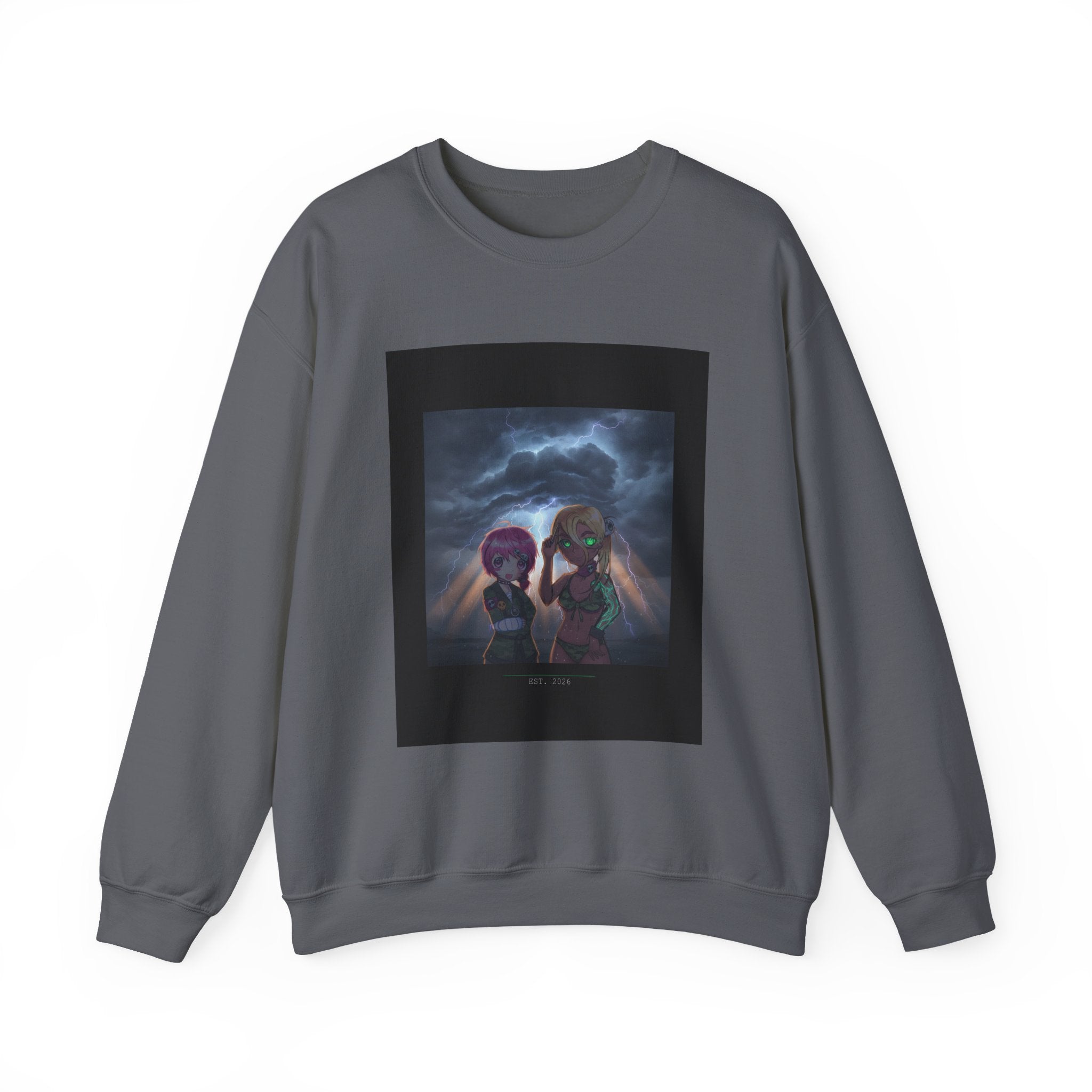 CITY NEVER SLEEPS crewneck sweatshirt — product view 4