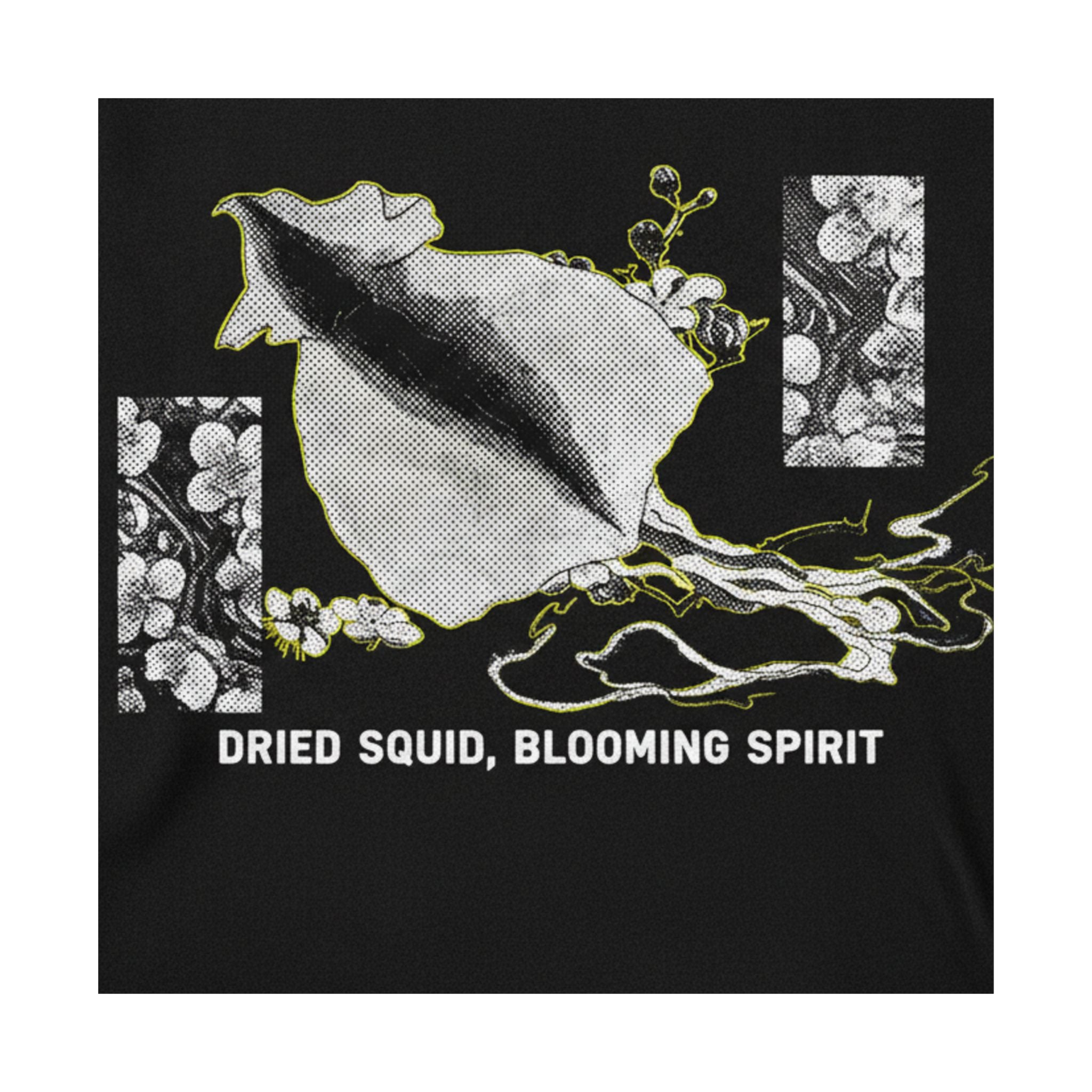 Streetwear Collage — Dried Cuttle-Fish And Plum Blossoms — Matte Poster