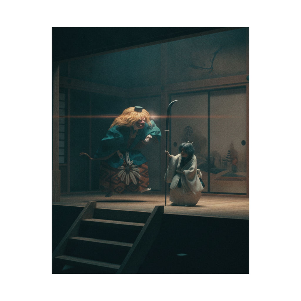 Cinematic — Scene From Noh Dance — Matte Poster