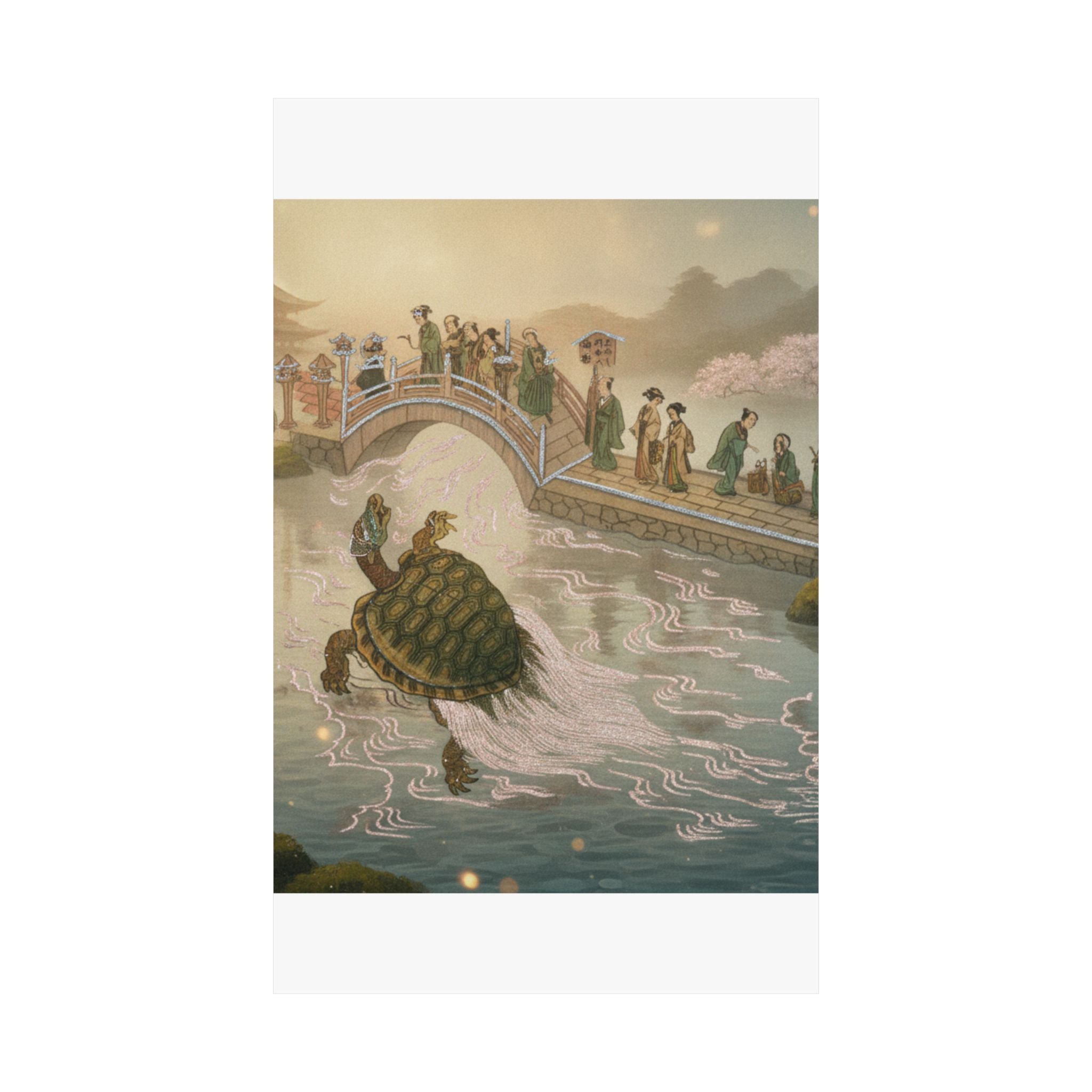 Scenic Nature — Shinabazu Benten Kaicho: Ceremony Of Worshipping Benten At Shinabazu Temple — Matte Poster
