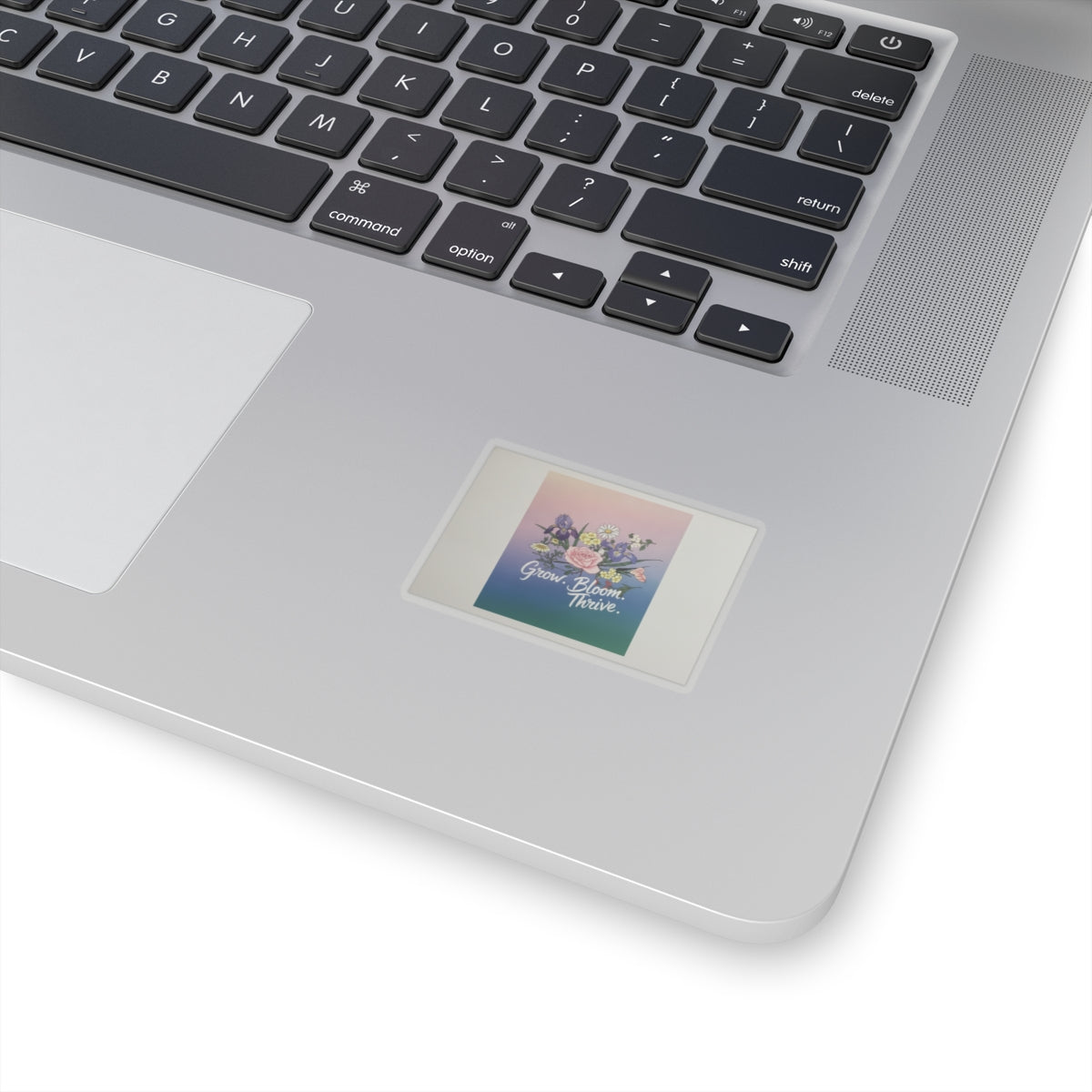 Affirmation — Rose, Iris, Primrose And Daisy — Kiss-Cut Sticker