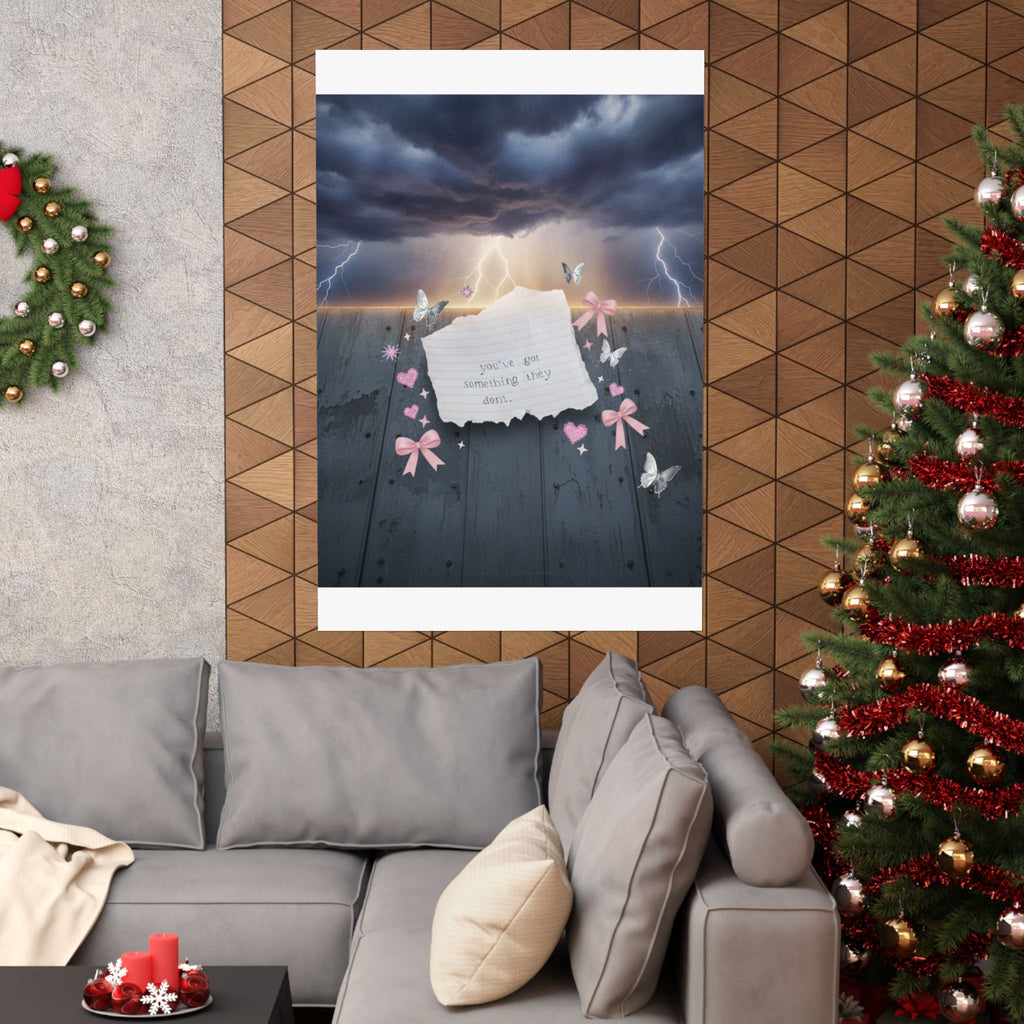 Dramatic Storm — Note — Matte Poster