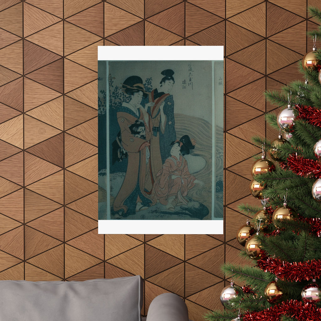 Cinematic — Women And Children On The Banks Of A Stream — Matte Poster