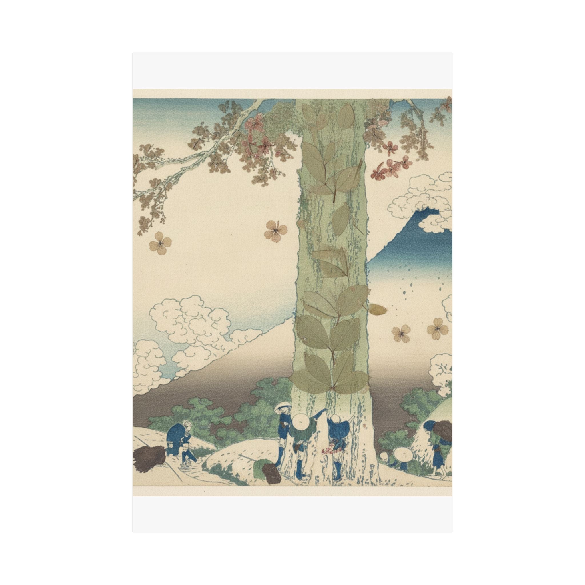 Botanical — Mishima Pass In Kai Province (Kōshū Mishima Goe), From The Series Thirty-Six Vie — Matte Poster