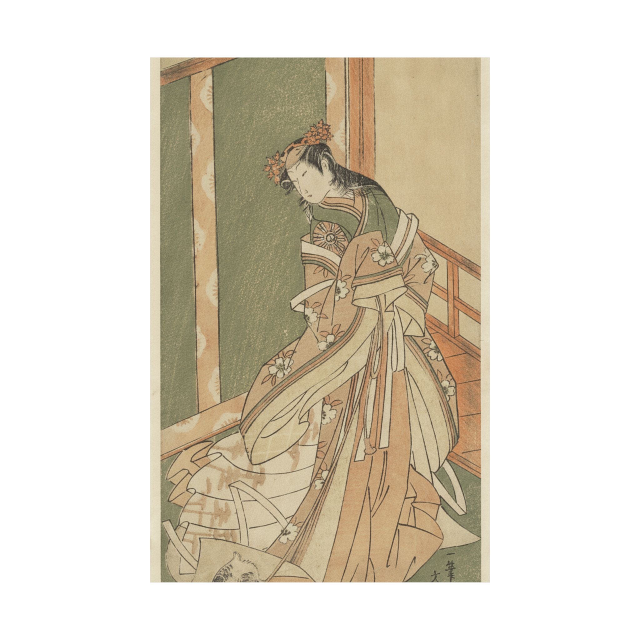 Botanical — The Third Princess (Onna San No Miya) — Matte Poster