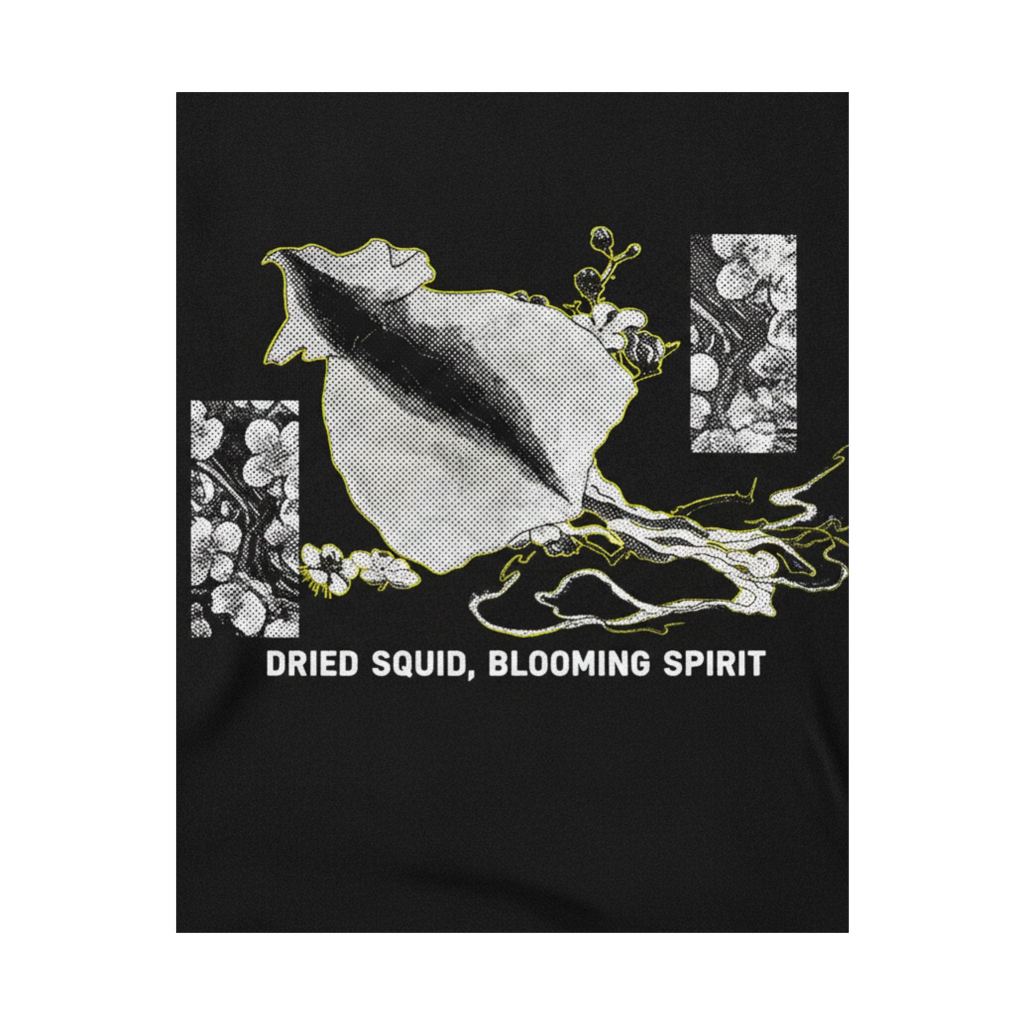 Streetwear Collage — Dried Cuttle-Fish And Plum Blossoms — Matte Poster