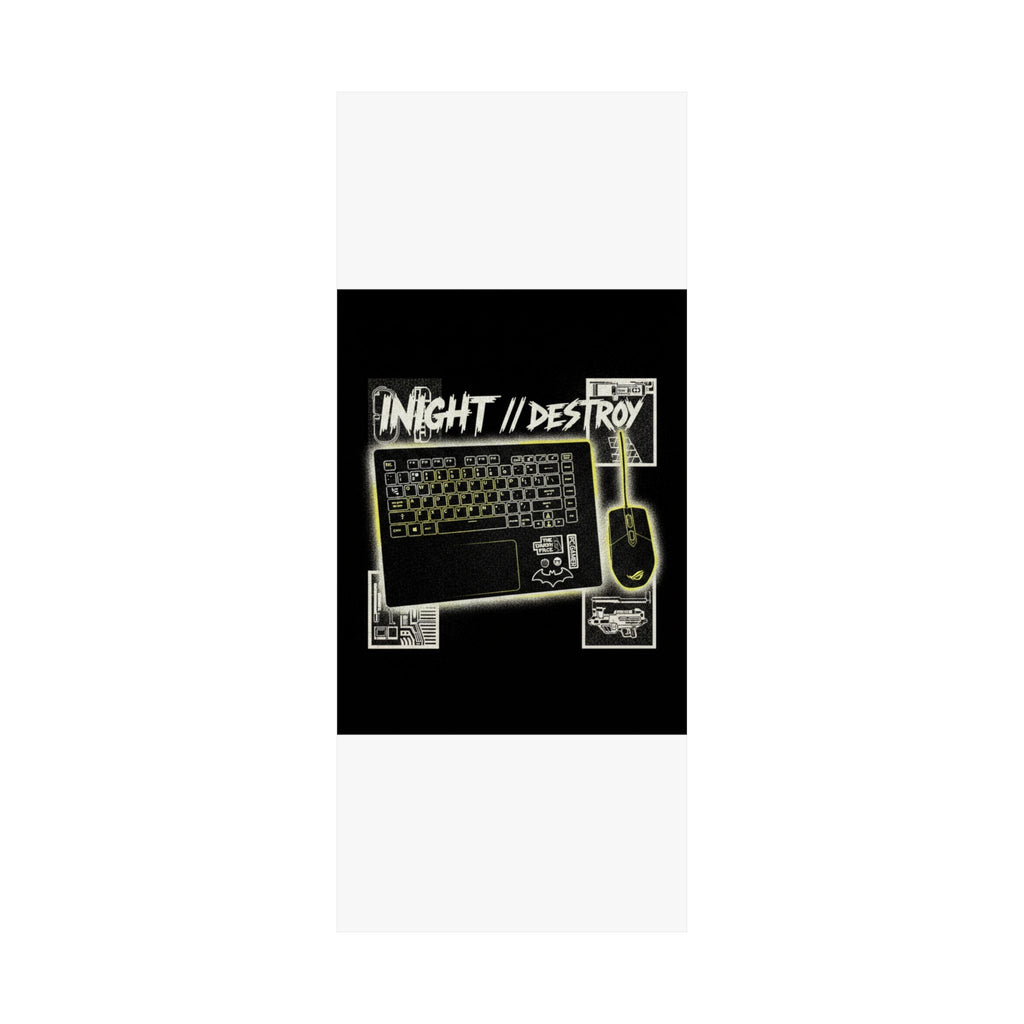 Streetwear Collage — Keyboard — Matte Poster