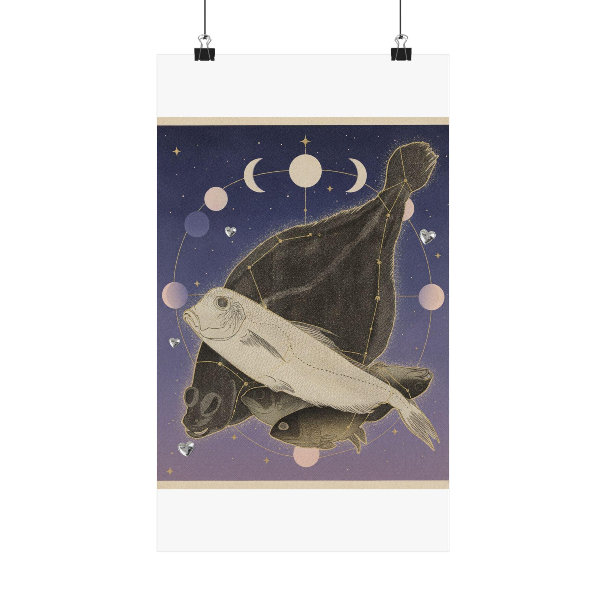 Celestial — Flounder And Other Fishes — Matte Poster