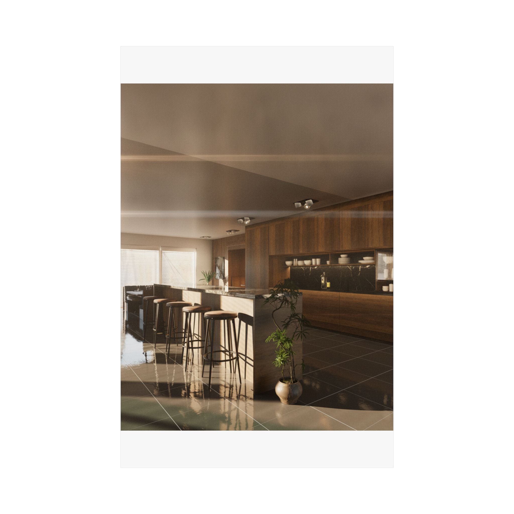 Cinematic — Kitchen — Matte Poster