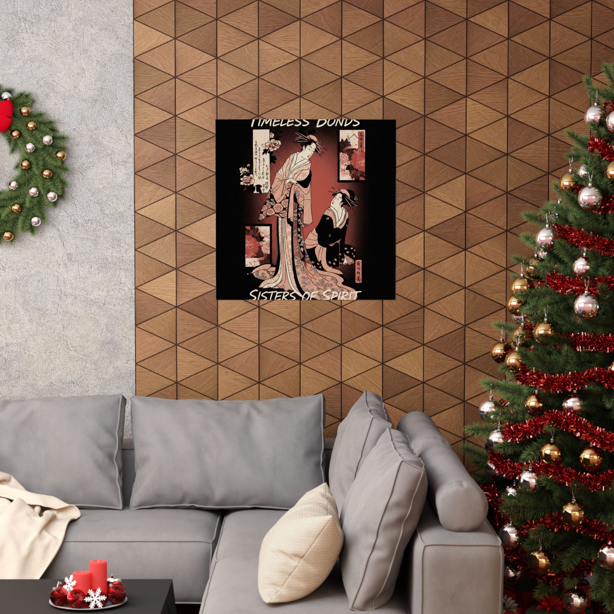 Streetwear Collage — Courtesan And Her Maid — Matte Poster