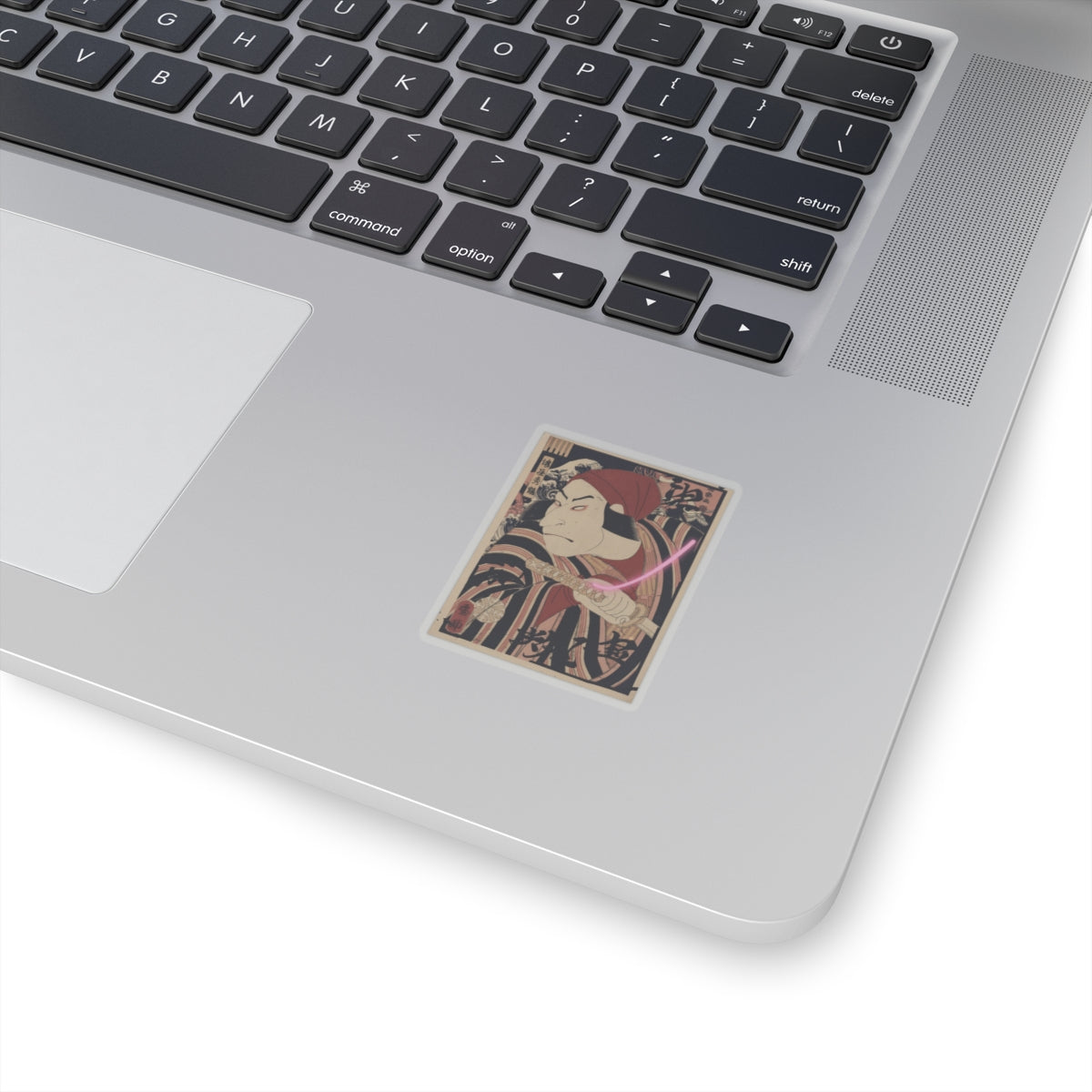 Japanese Street — Nakamura Nakazo Ii As Prince Koretaka Disguised In The Play Ōshukubai Koi No Hat — Kiss-Cut Sticker