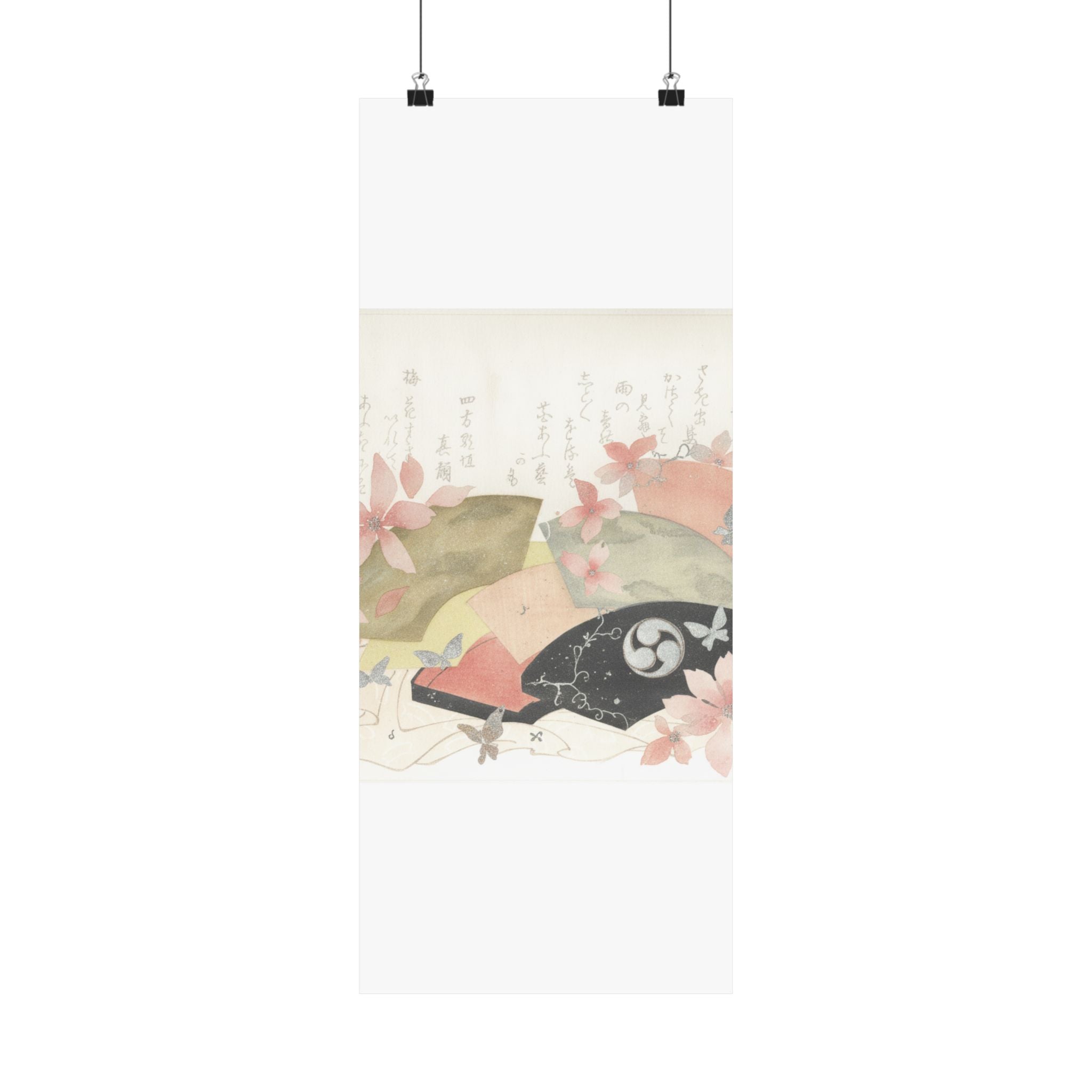 Watercolor — Fan-Box With Fans — Matte Poster