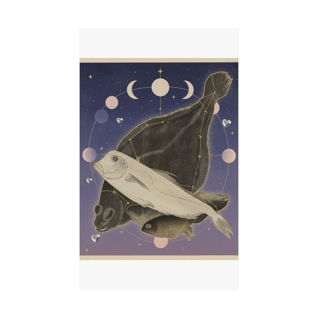 Celestial — Flounder And Other Fishes — Matte Poster