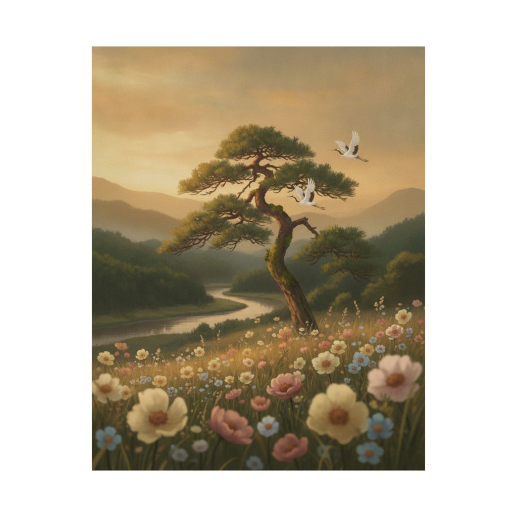 Scenic Nature — Picture Book Of Amusements Of The Eastern Capital (Ehon Azuma Asobi) — Matte Poster