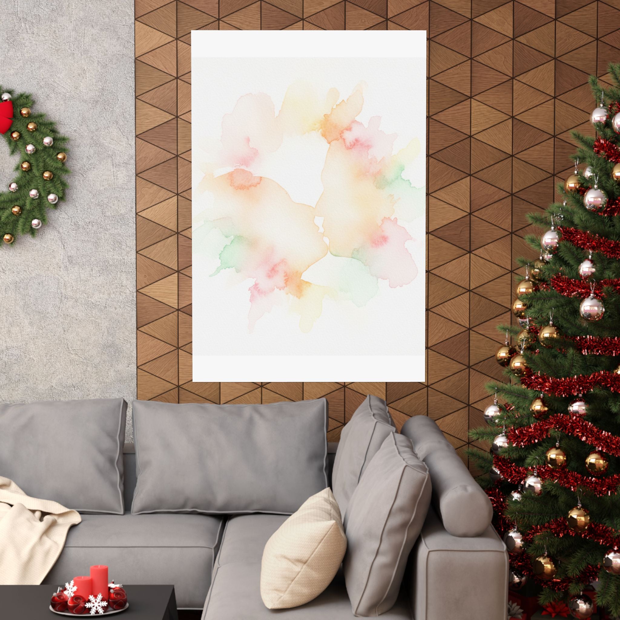 Watercolor — Abstract — Matte Poster