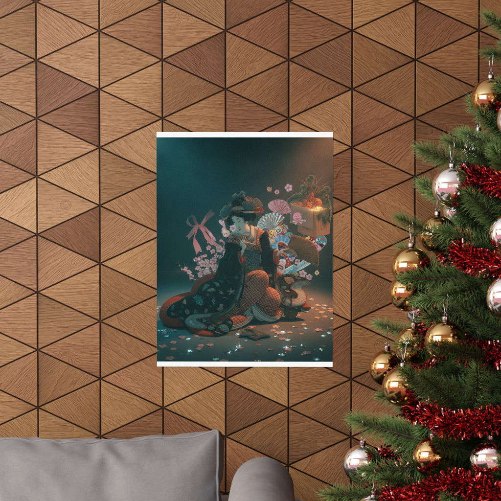 Cinematic — Courtesan And New Year Decoration — Matte Poster