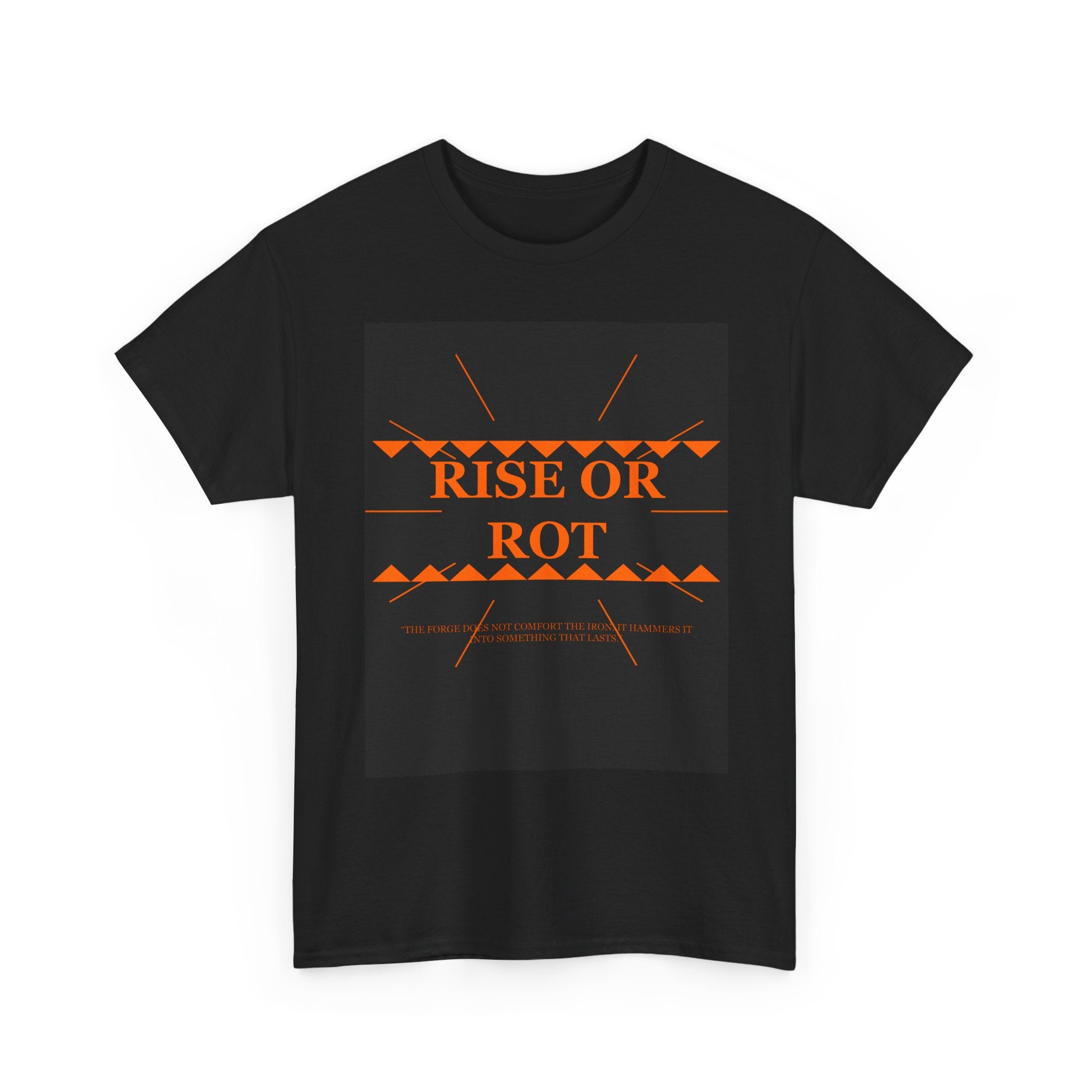 RISE OR ROT graphic tee — product view 3