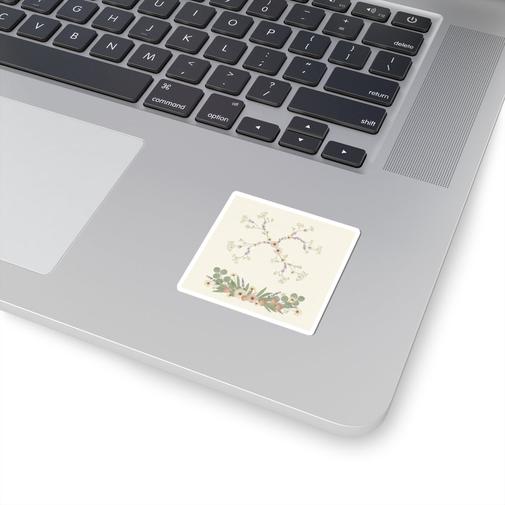 Botanical kiss-cut sticker — product view 11