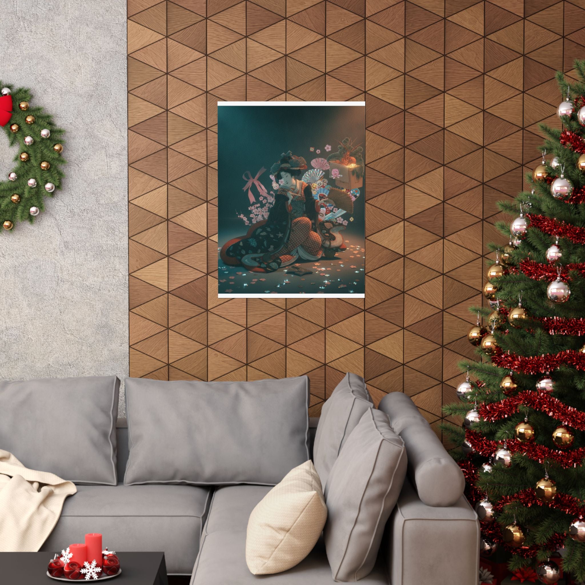 Cinematic — Courtesan And New Year Decoration — Matte Poster