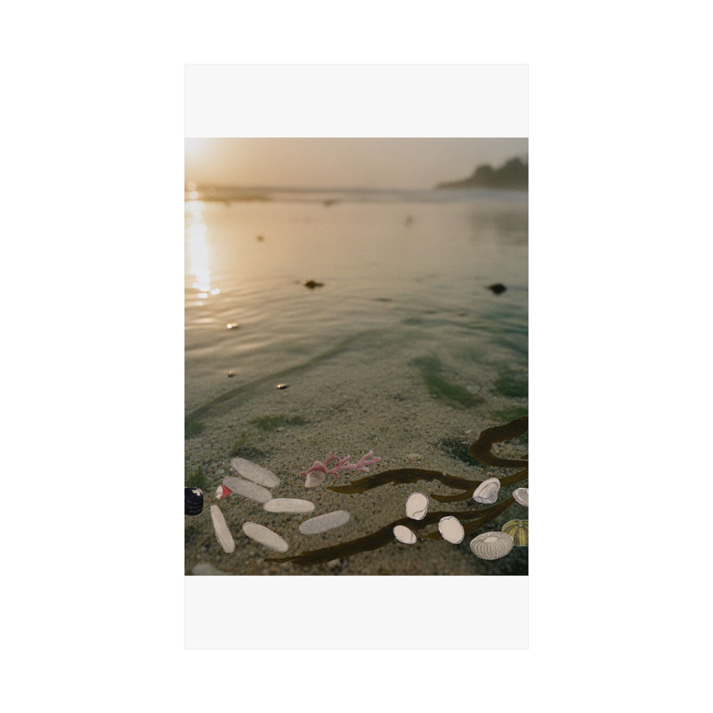 Scenic Nature — Shells Under Water — Matte Poster