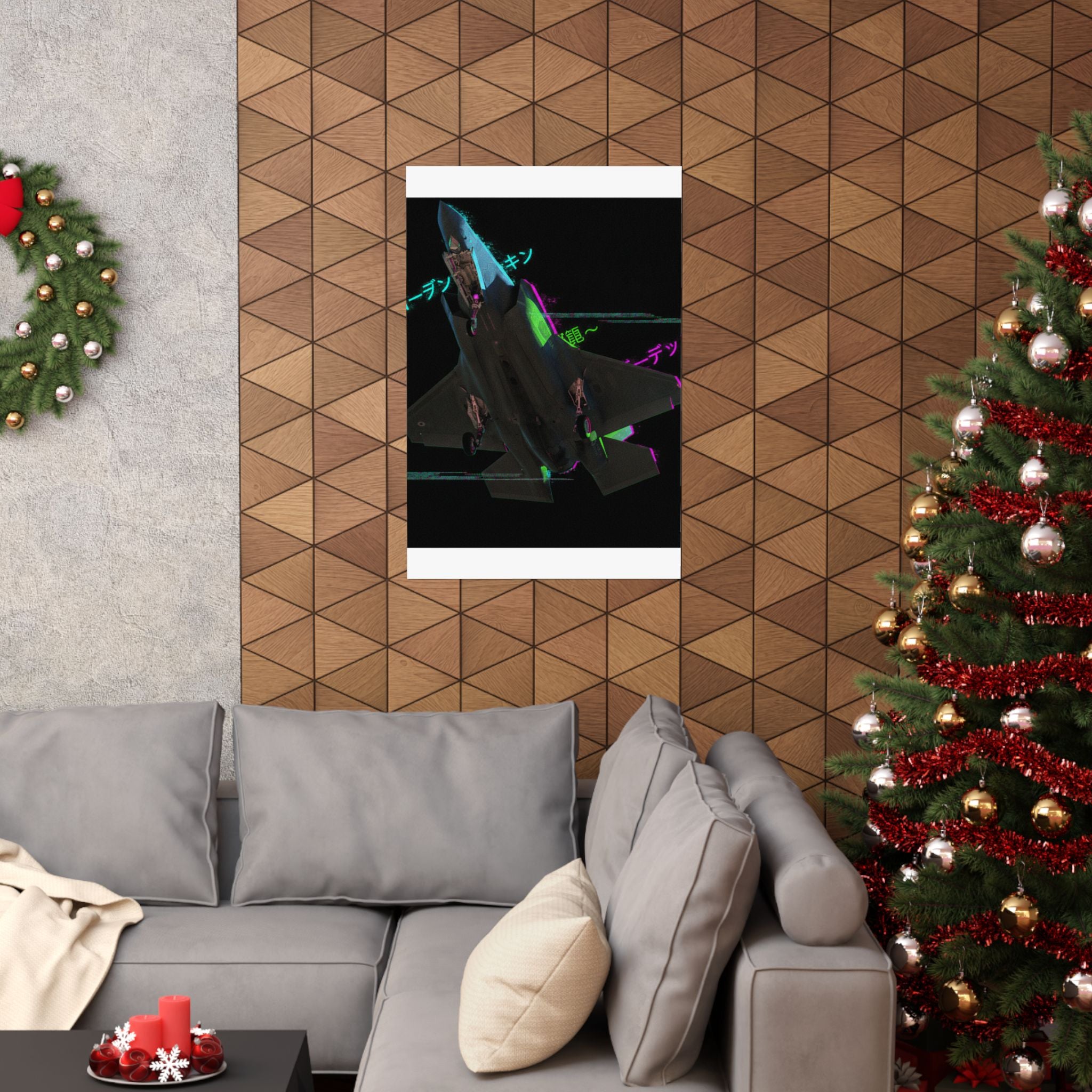 Glitch Culture — Plane — Matte Poster