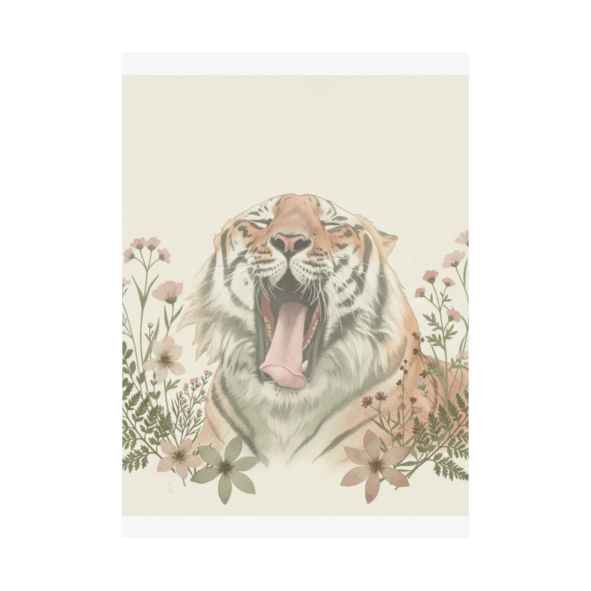 Botanical — Tiger — Matte Poster